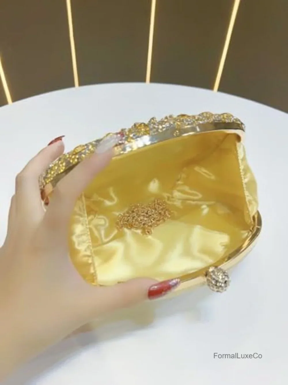 Sparkling Evening Clutch with Adjustable Strap